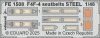 Eduard FE1508 F4F-4 seatbelts STEEL Academy 1/48